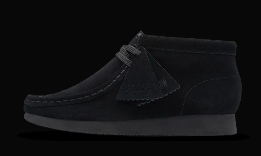 Wallabee Boot Black Suede<Clarks Online