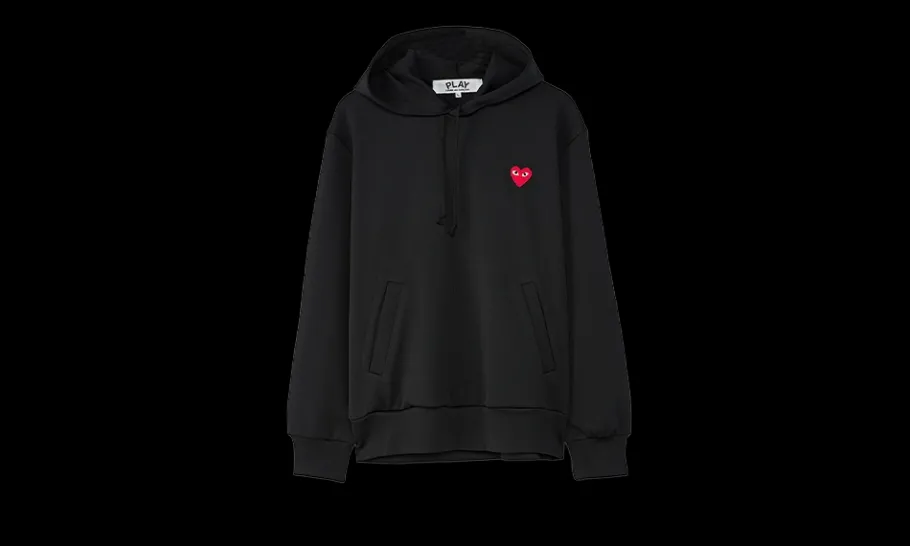 Hoodie Logo Black<Comme des Garçons New
