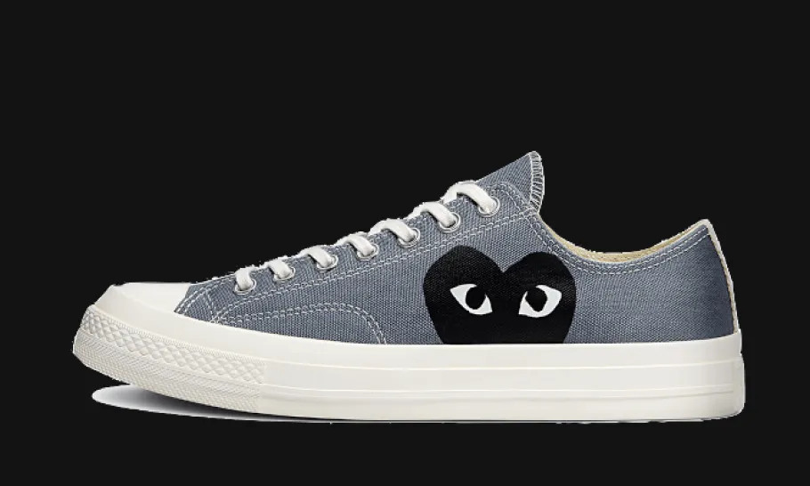 Chuck Taylor All-Star 70s Ox Comme des Garçons PLAY Steel Grey<Converse Outlet