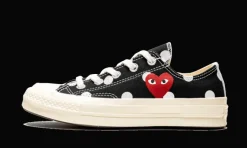 Chuck Taylor All-Star 70s Ox Comme des Garçons PLAY Polka Dot Black<Converse Sale