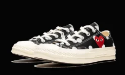 Chuck Taylor All-Star 70s Ox Comme des Garçons PLAY Polka Dot Black<Converse Sale