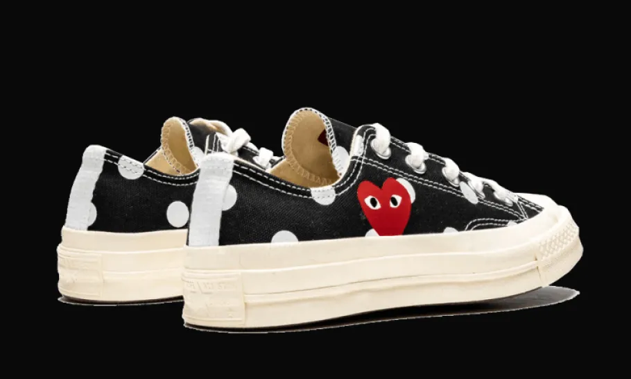 Chuck Taylor All-Star 70s Ox Comme des Garçons PLAY Polka Dot Black<Converse Sale