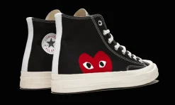 Chuck Taylor All-Star 70s Hi Comme des Garçons PLAY Black<Converse Clearance