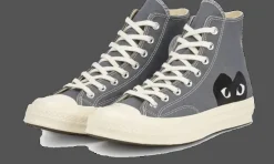Chuck Taylor All-Star 70s Hi Comme des Garçons PLAY Steel Grey<Converse Online