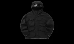 Flatt Nylon Goggle Jacket Total Eclipse<C.P Company Discount