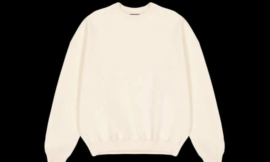 Crewneck L'Uniforme Beige<wtn. Clearance