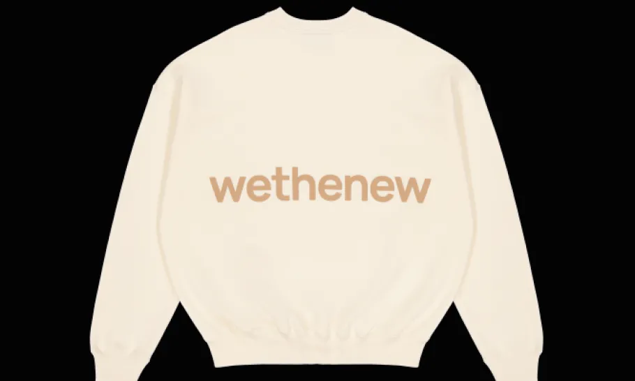 Crewneck L'Uniforme Beige<wtn. Clearance
