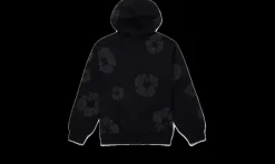 Cotton Wreath Hoodie Black Monochrome<Denim Tears Hot