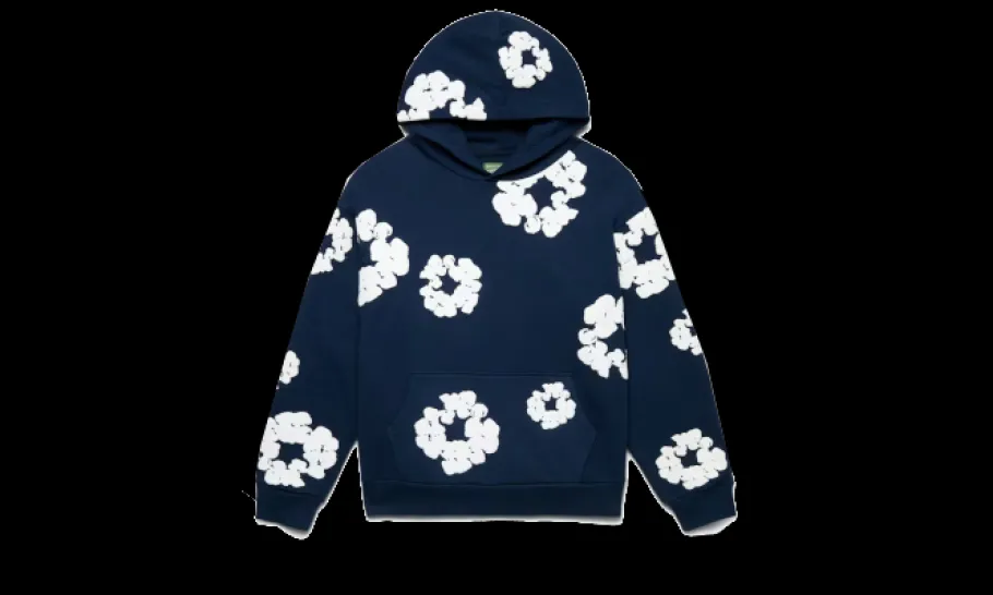 The Cotton Wreath Sweatshirt Navy<Denim Tears Outlet