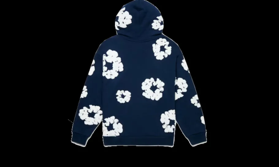 The Cotton Wreath Sweatshirt Navy<Denim Tears Outlet
