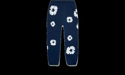 The Cotton Wreath Sweatpants Navy<Denim Tears New