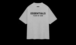 Jersey Crewneck T-Shirt Light Heather Gray<Fear of God New