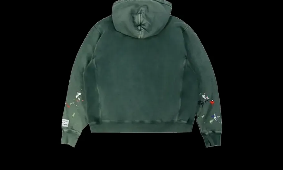 Hoodie Painted Forest Green<Gallery Dept Best