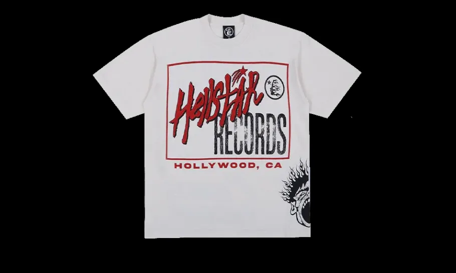 Records Hollywood Tee Cream<Hellstar Fashion