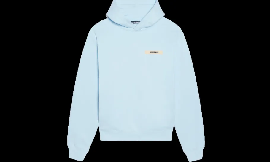 Le Hoodie Gros Grain Blue<Jacquemus Fashion