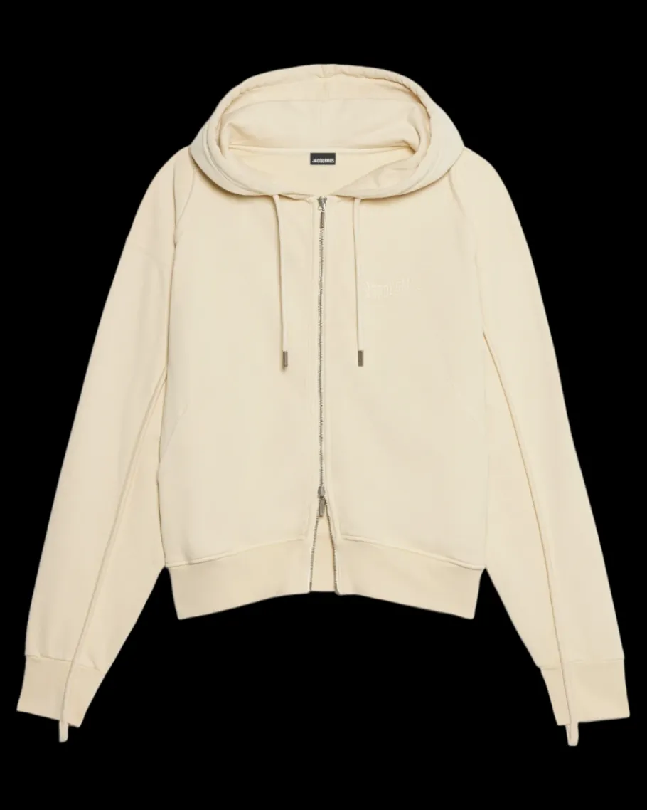 Le Sweater Camargue Zip Beige<Jacquemus New