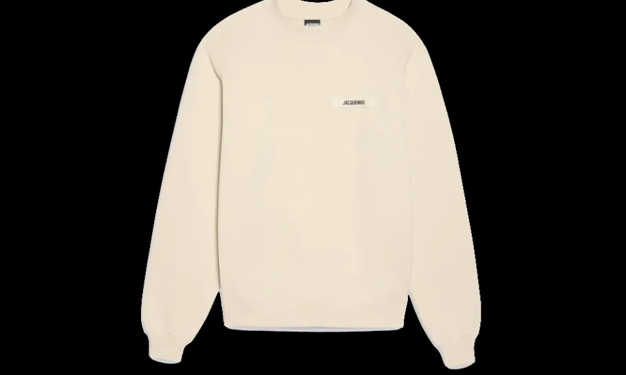 Le Sweatshirt Gros Grain Cream<Jacquemus Discount