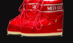 Icon Low Red Nylon<Moon Boot Best