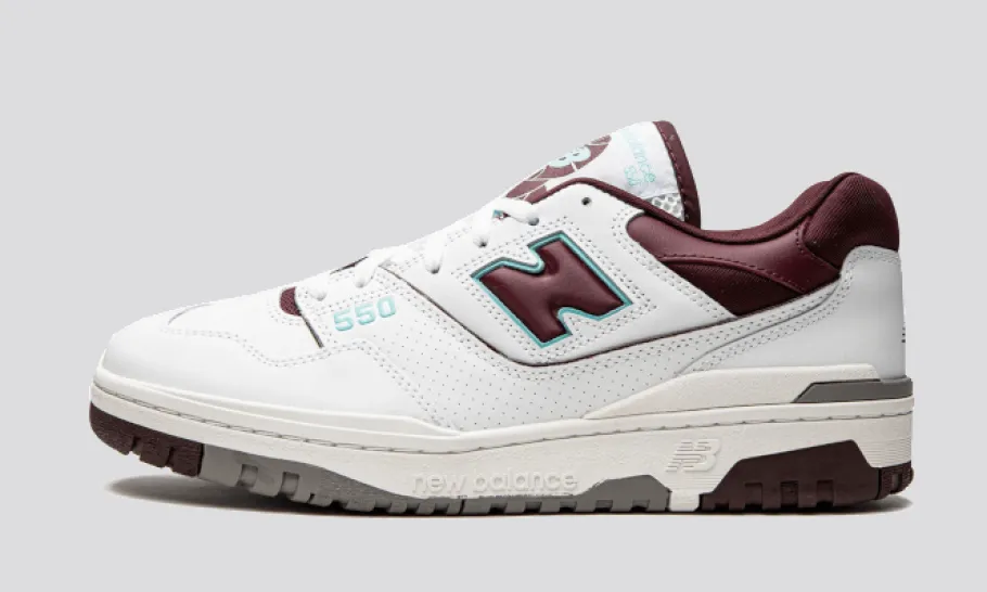 550 Burgundy Cyan<New Balance Fashion