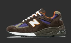 990 V2 Made In Usa Brown Purple<New Balance Discount