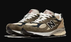 990 v3 Made In USA Green Cream<New Balance Discount