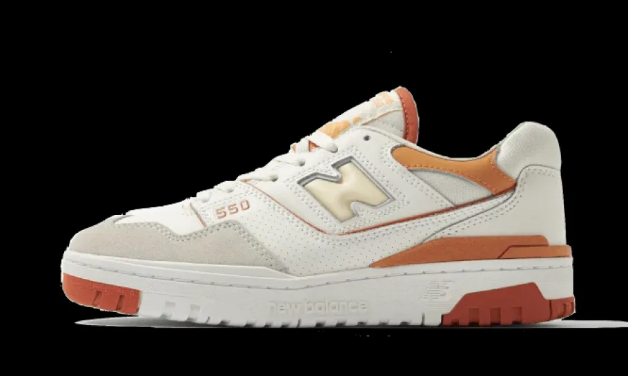 550 White Au Lait<New Balance Hot