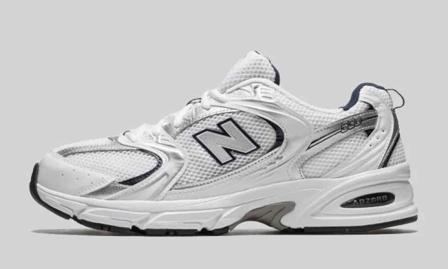 530 White Grey Navy<New Balance Hot