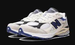 990V3 - Made In USA Cream Blue<New Balance New