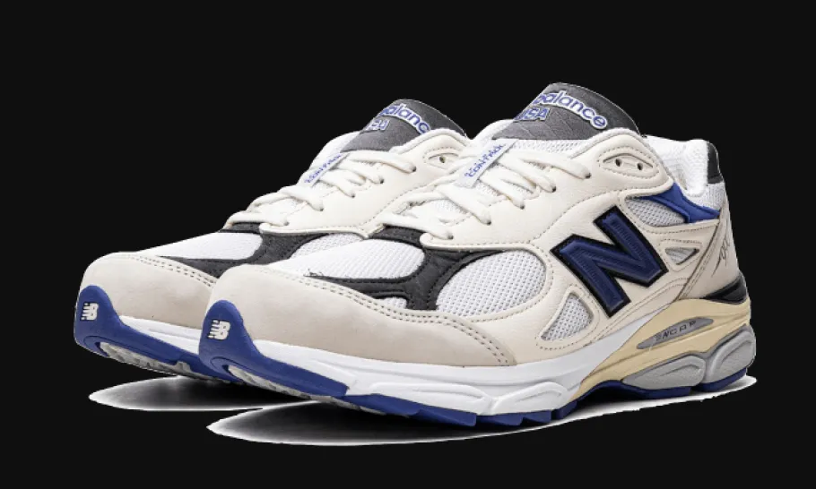 990V3 - Made In USA Cream Blue<New Balance New