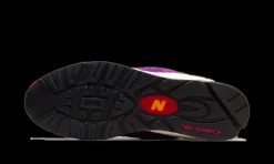 990v2 Made in USA Teddy Santis Purple Yellow<New Balance Clearance