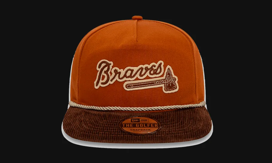GOLFER Atlanta Braves Corduroy<New Era Best