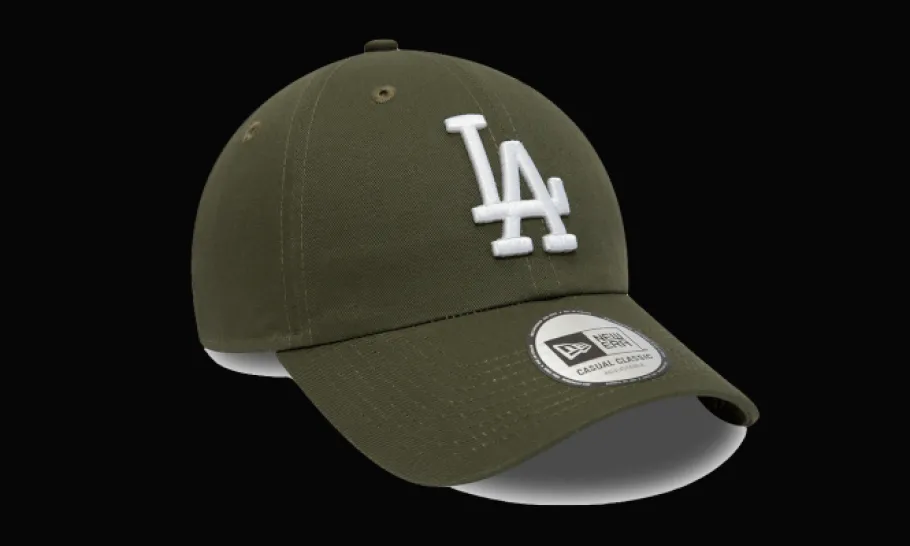 League Essential 9TWENTY® LA Logo Olive<New Era Clearance
