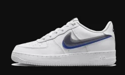Air Force 1 Low Impact Next Nature Double Swoosh White Black Blue<Nike Fashion