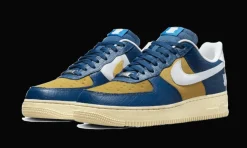 Air Force 1 Low SP Undefeated 5 On It Blue Yellow Croc<Nike Fashion