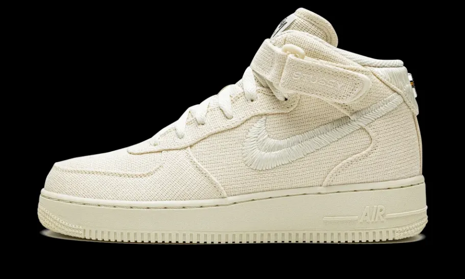 Air Force 1 Mid Stussy Fossil<Nike Discount