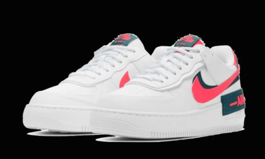Air Force 1 Shadow White Dark Teal Solar Red<Nike Best