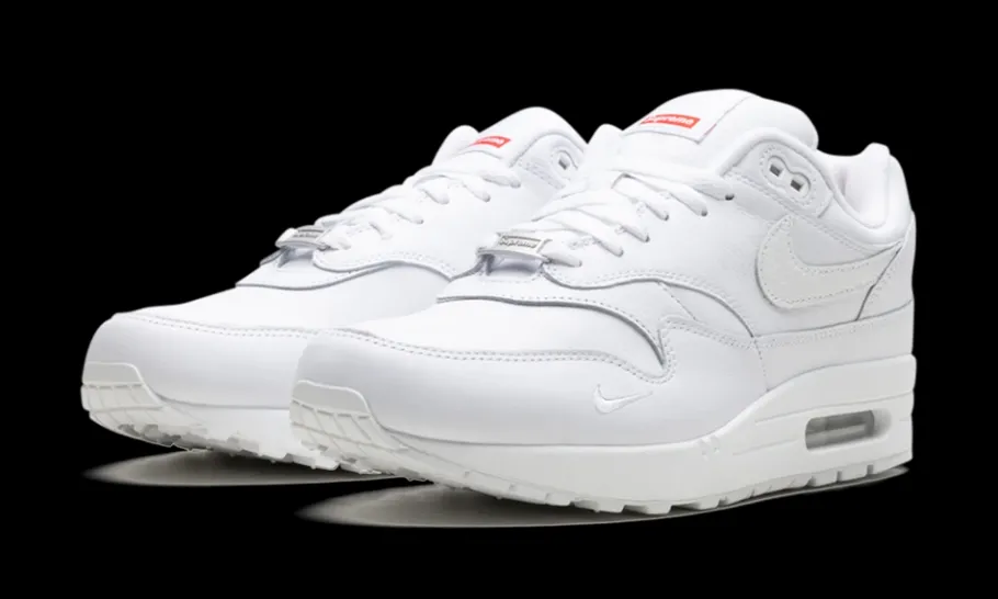 Air Max 1 '87 SP Supreme Triple White<Nike Online