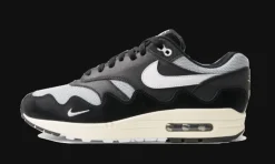 Air Max 1 Patta Black Grey (Special Box + Bracelet)<Nike New