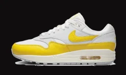 Air Max 1 White Bright Yellow<Nike Discount
