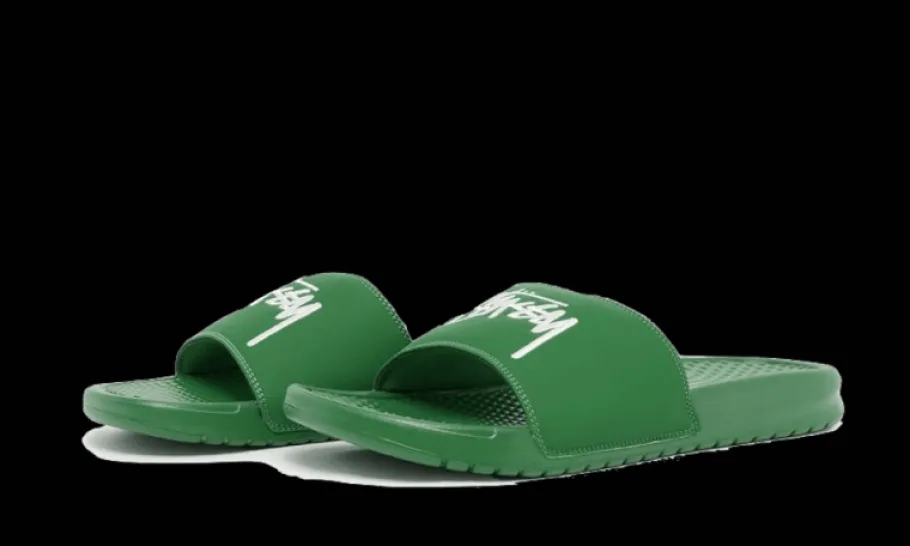 Benassi Stussy Pine Green<Nike Best