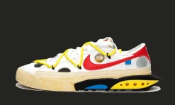 Blazer Low Off-White White University Red<Nike Online