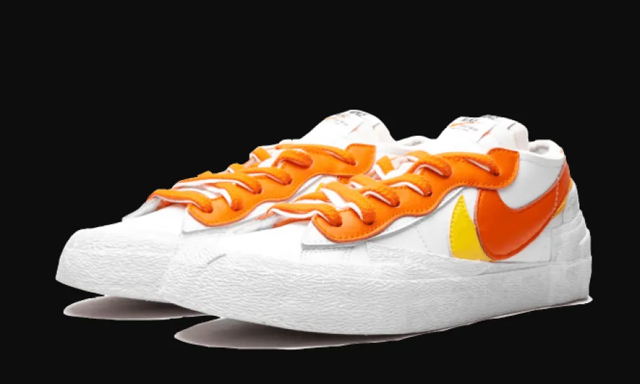 Blazer Low Sacai White Magma Orange<Nike Discount