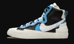 Blazer Mid Sacai White Black Legend Blue<Nike Online