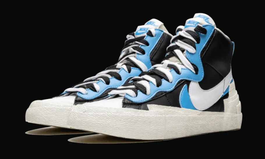 Blazer Mid Sacai White Black Legend Blue<Nike Online