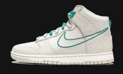 Dunk High First Use Light Bone Green Noise<Nike Outlet