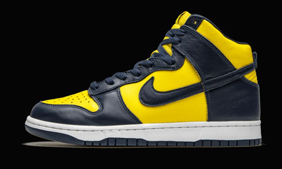 Dunk High Maize & Blue (Michigan)<Nike Sale