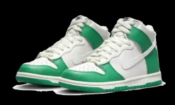 Dunk High White Green<Nike Fashion