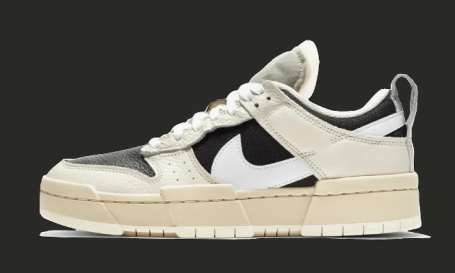 Dunk Low Disrupt Black Pale Ivory<Nike New
