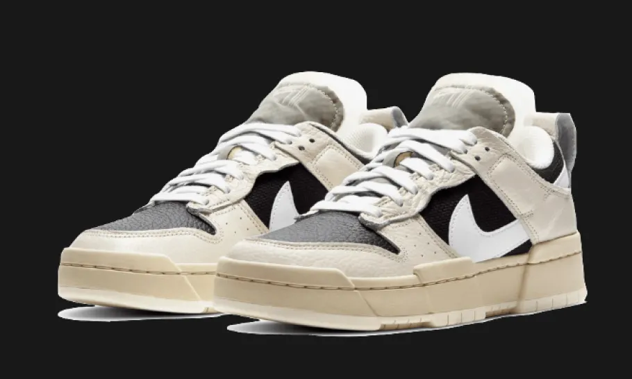 Dunk Low Disrupt Black Pale Ivory<Nike New