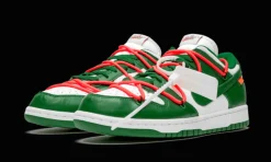 Dunk Low Off-White Pine Green<Nike Sale